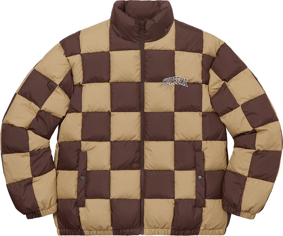 Checkerboard Puffy Jacket view 19